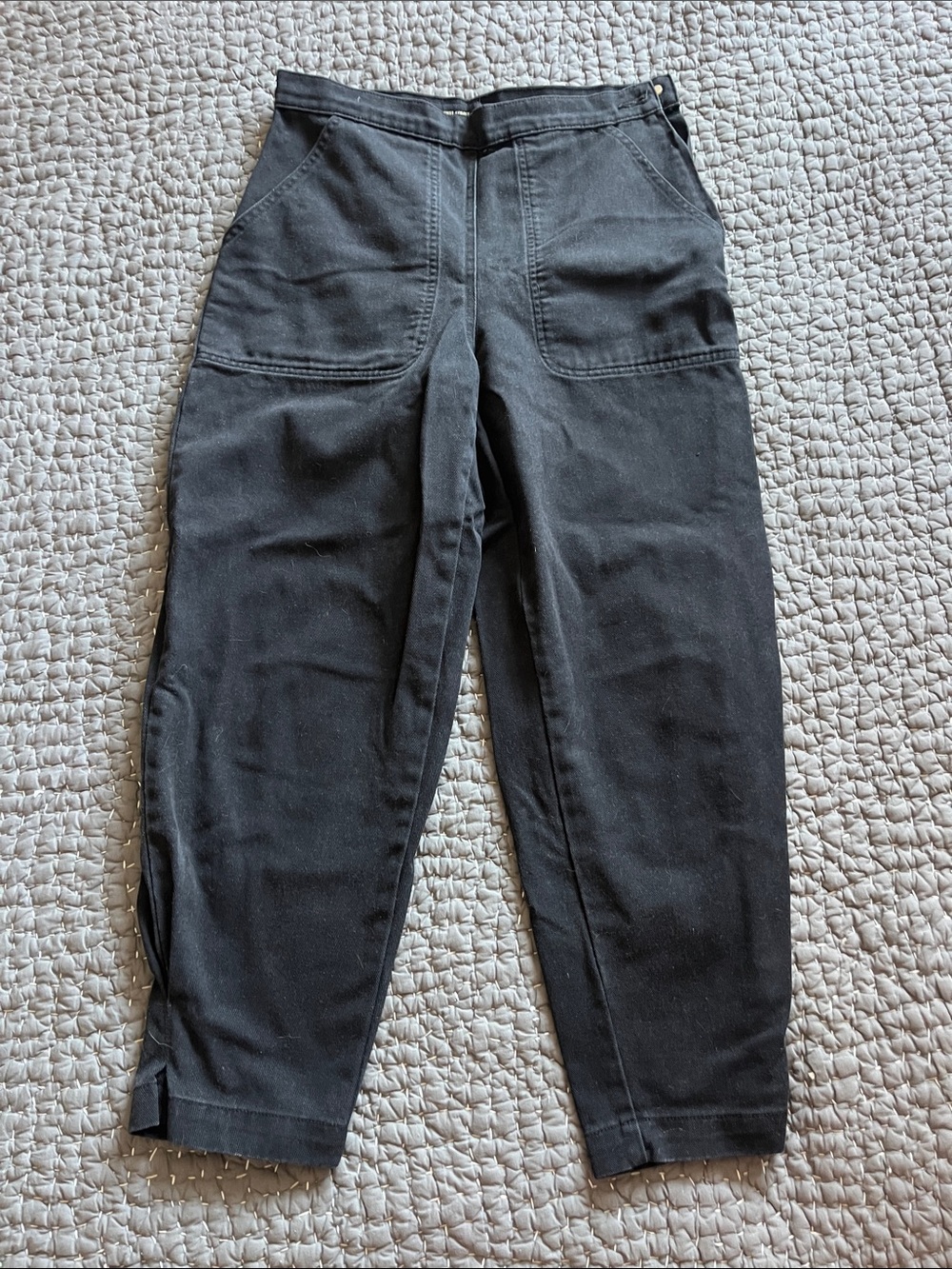 Rachel Comey Black High-Rise Pants